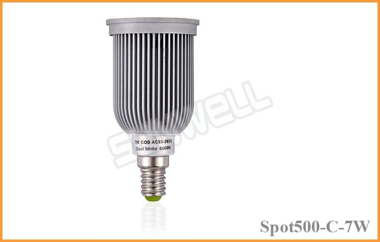 Aluminum + Glass Led Spot Lighting 7watt , led kitchen spot lighting