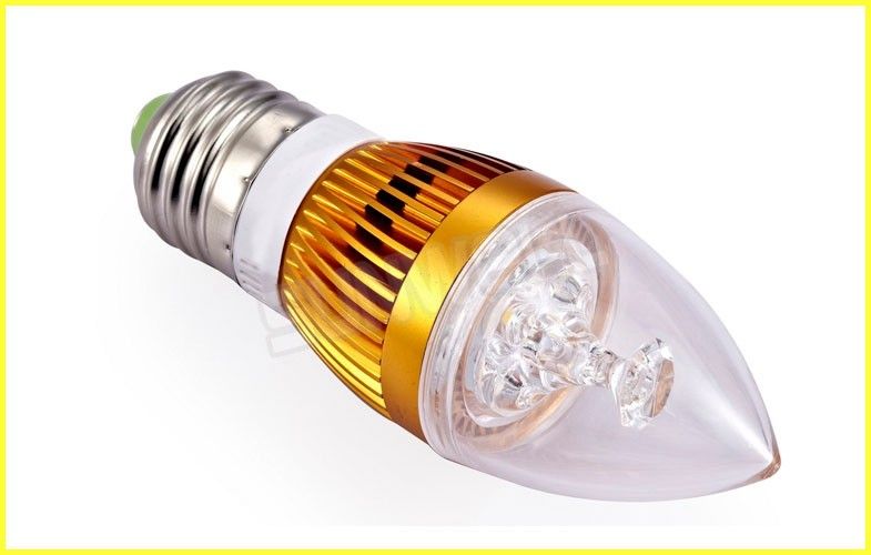 Epistar Bent Tip E27 Led Candle Bulbs warm white 4W 320lm , SMD 5630 for Indoor
