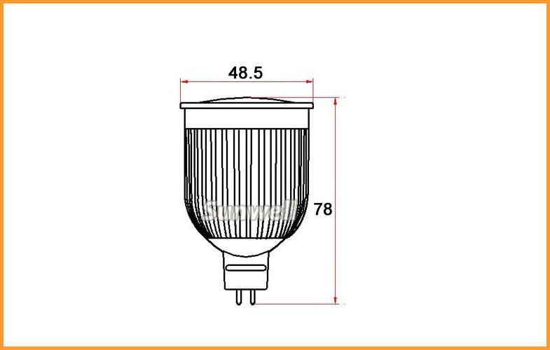 120 Degree Beaming Angle Led Spot Lighting Replacement 3000k - 6000k